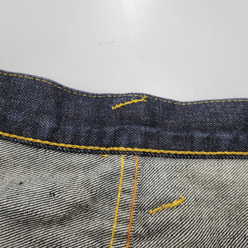【中古品】【メンズ】 EVISU エヴィス 20TH ANNIVERSARY DENIM PANTS デニムパンツ 戒×カモメ 刺繍 ジーンズ ボトムス 156-260225-as-09-izu サイズ：40 カラー：インディゴ 万代Net店