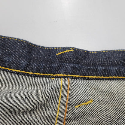 【中古品】【メンズ】 EVISU エヴィス 20TH ANNIVERSARY DENIM PANTS デニムパンツ 戒×カモメ 刺繍 ジーンズ ボトムス 156-260225-as-09-izu サイズ：40 カラー：インディゴ 万代Net店