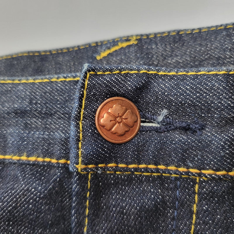 【中古品】【メンズ】 EVISU エヴィス 20TH ANNIVERSARY DENIM PANTS デニムパンツ 戒×カモメ 刺繍 ジーンズ ボトムス 156-260225-as-09-izu サイズ：40 カラー：インディゴ 万代Net店