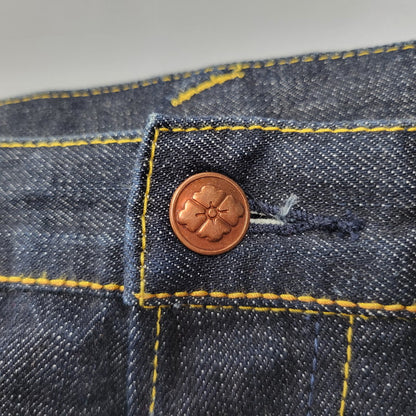 【中古品】【メンズ】 EVISU エヴィス 20TH ANNIVERSARY DENIM PANTS デニムパンツ 戒×カモメ 刺繍 ジーンズ ボトムス 156-260225-as-09-izu サイズ：40 カラー：インディゴ 万代Net店
