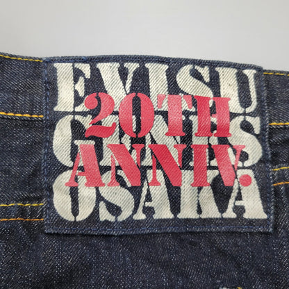 【中古品】【メンズ】 EVISU エヴィス 20TH ANNIVERSARY DENIM PANTS デニムパンツ 戒×カモメ 刺繍 ジーンズ ボトムス 156-260225-as-09-izu サイズ：40 カラー：インディゴ 万代Net店