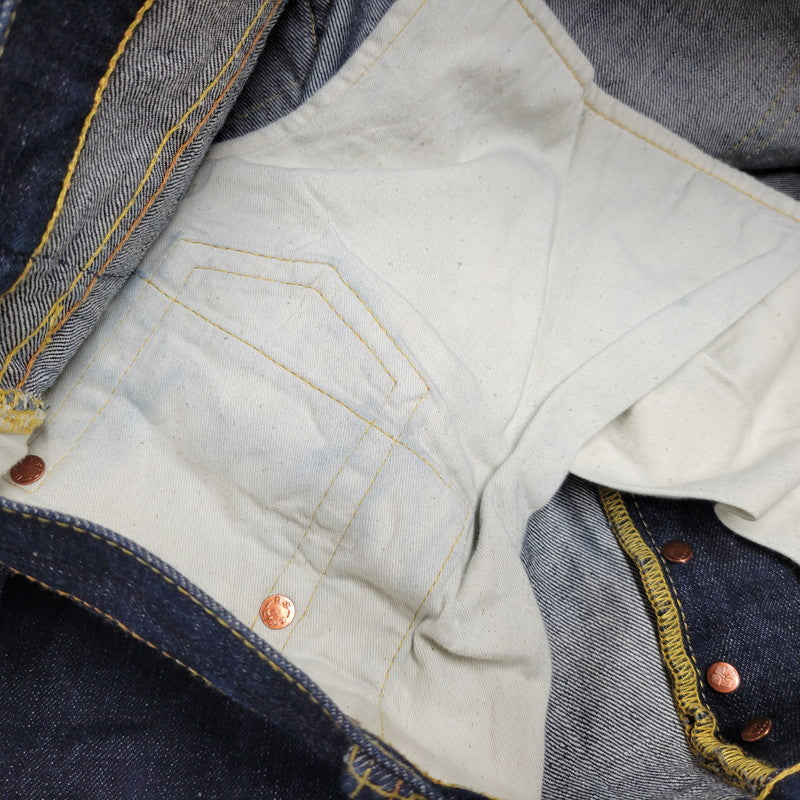 【中古品】【メンズ】 EVISU エヴィス 20TH ANNIVERSARY DENIM PANTS デニムパンツ 戒×カモメ 刺繍 ジーンズ ボトムス 156-260225-as-09-izu サイズ：40 カラー：インディゴ 万代Net店
