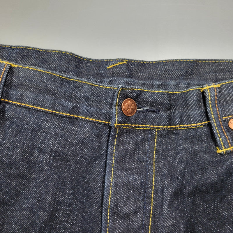 【中古品】【メンズ】 EVISU エヴィス 20TH ANNIVERSARY DENIM PANTS デニムパンツ 戒×カモメ 刺繍 ジーンズ ボトムス 156-260225-as-09-izu サイズ：40 カラー：インディゴ 万代Net店