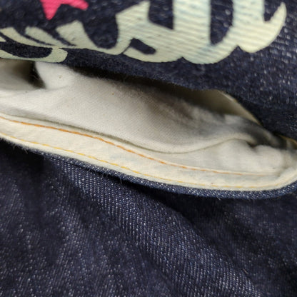 【中古品】【メンズ】 EVISU エヴィス 20TH ANNIVERSARY DENIM PANTS デニムパンツ 戒×カモメ 刺繍 ジーンズ ボトムス 156-260225-as-09-izu サイズ：40 カラー：インディゴ 万代Net店