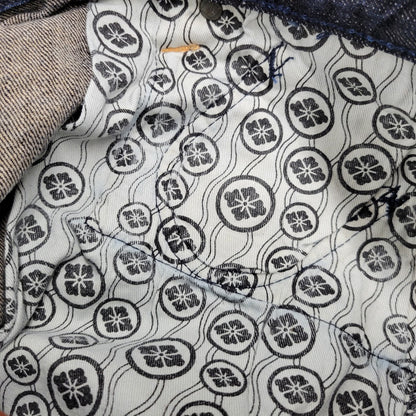 【中古品】【メンズ】 YAMANE ヤマネ PRINT DENIM PANTS C86RR プリント デニムパンツ パンダ ジーンズ ボトムス 156-260225-as-08-izu サイズ：36×33 カラー：インディゴ 万代Net店