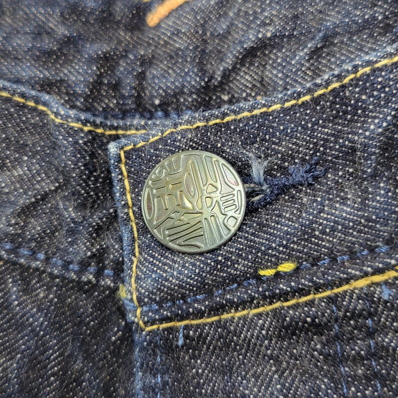 【中古品】【メンズ】 YAMANE ヤマネ PRINT DENIM PANTS C86RR プリント デニムパンツ パンダ ジーンズ ボトムス 156-260225-as-08-izu サイズ：36×33 カラー：インディゴ 万代Net店