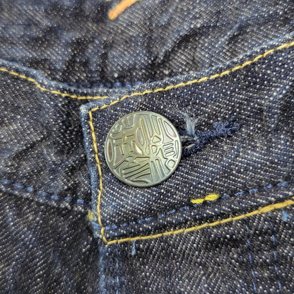 【中古品】【メンズ】 YAMANE ヤマネ PRINT DENIM PANTS C86RR プリント デニムパンツ パンダ ジーンズ ボトムス 156-260225-as-08-izu サイズ：36×33 カラー：インディゴ 万代Net店