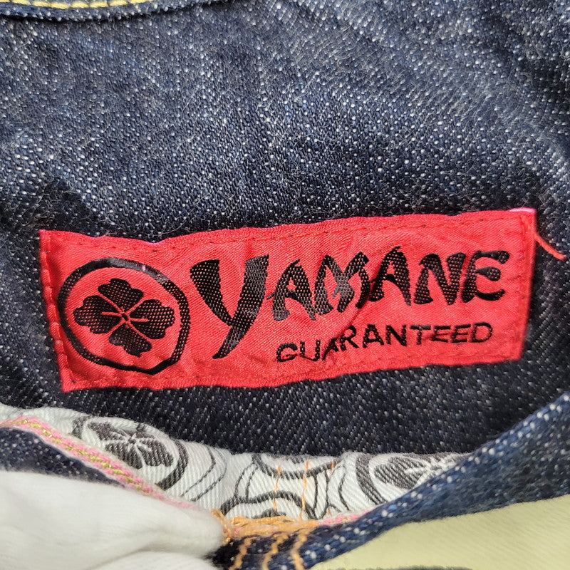 【中古品】【メンズ】 YAMANE ヤマネ PRINT DENIM PANTS C86RR プリント デニムパンツ パンダ ジーンズ ボトムス 156-260225-as-08-izu サイズ：36×33 カラー：インディゴ 万代Net店