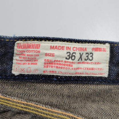 【中古品】【メンズ】 YAMANE ヤマネ PRINT DENIM PANTS C86RR プリント デニムパンツ パンダ ジーンズ ボトムス 156-260225-as-08-izu サイズ：36×33 カラー：インディゴ 万代Net店