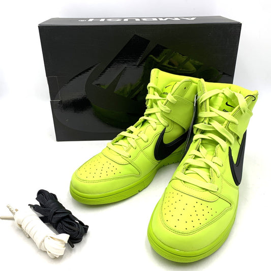 【中古品】【メンズ】 × AMBUSH アンブッシュ DUNK HI CU7544-300 ダンク ハイ スニーカー シューズ 靴 160-260226-as-02-izu サイズ：29cm カラー：ATOMIC GREEN/BLACK-FLASH LIME 万代Net店