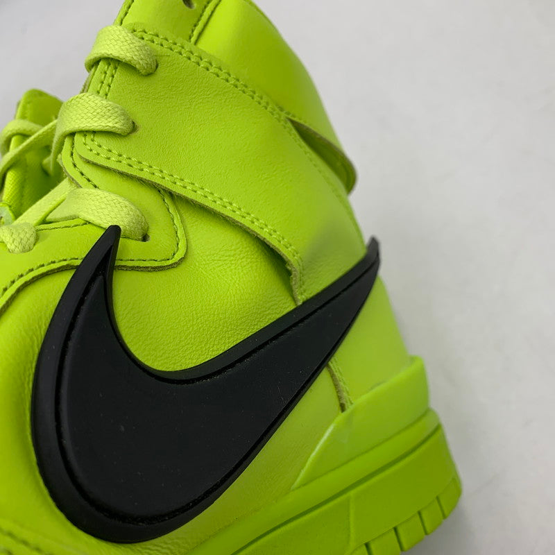 【中古品】【メンズ】 × AMBUSH アンブッシュ DUNK HI CU7544-300 ダンク ハイ スニーカー シューズ 靴 160-260226-as-02-izu サイズ：29cm カラー：ATOMIC GREEN/BLACK-FLASH LIME 万代Net店