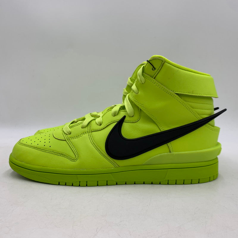 【中古品】【メンズ】 × AMBUSH アンブッシュ DUNK HI CU7544-300 ダンク ハイ スニーカー シューズ 靴 160-260226-as-02-izu サイズ：29cm カラー：ATOMIC GREEN/BLACK-FLASH LIME 万代Net店