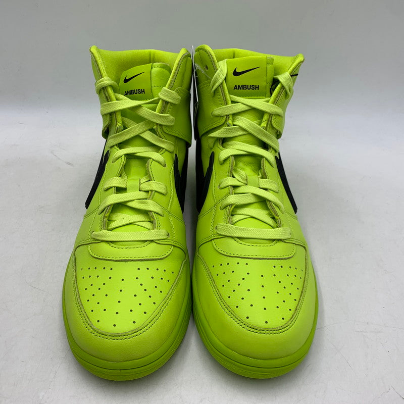 【中古品】【メンズ】 × AMBUSH アンブッシュ DUNK HI CU7544-300 ダンク ハイ スニーカー シューズ 靴 160-260226-as-02-izu サイズ：29cm カラー：ATOMIC GREEN/BLACK-FLASH LIME 万代Net店