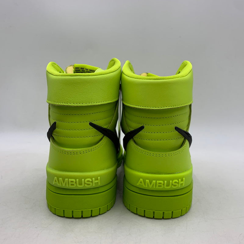 【中古品】【メンズ】 × AMBUSH アンブッシュ DUNK HI CU7544-300 ダンク ハイ スニーカー シューズ 靴 160-260226-as-02-izu サイズ：29cm カラー：ATOMIC GREEN/BLACK-FLASH LIME 万代Net店