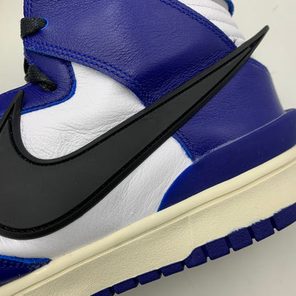 【中古品】【メンズ】 × AMBUSH アンブッシュ DUNK HI CU7544-400 ダンク ハイ スニーカー シューズ 靴 160-260226-as-03-izu サイズ：30cm カラー：DEEP ROYAL BLUE/BLACK-WHITE 万代Net店