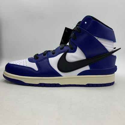 【中古品】【メンズ】 × AMBUSH アンブッシュ DUNK HI CU7544-400 ダンク ハイ スニーカー シューズ 靴 160-260226-as-03-izu サイズ：30cm カラー：DEEP ROYAL BLUE/BLACK-WHITE 万代Net店