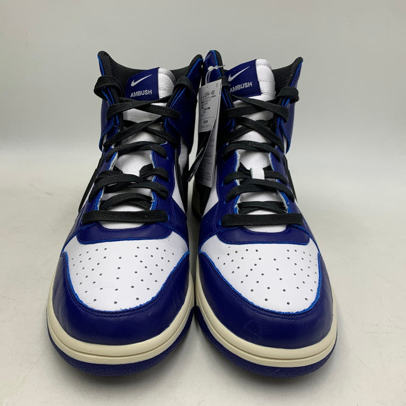 【中古品】【メンズ】 × AMBUSH アンブッシュ DUNK HI CU7544-400 ダンク ハイ スニーカー シューズ 靴 160-260226-as-03-izu サイズ：30cm カラー：DEEP ROYAL BLUE/BLACK-WHITE 万代Net店