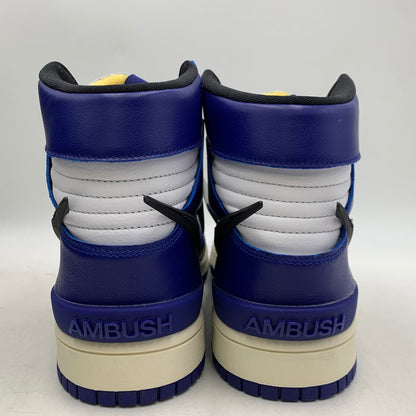 【中古品】【メンズ】 × AMBUSH アンブッシュ DUNK HI CU7544-400 ダンク ハイ スニーカー シューズ 靴 160-260226-as-03-izu サイズ：30cm カラー：DEEP ROYAL BLUE/BLACK-WHITE 万代Net店