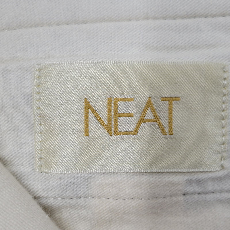 【中古品】【メンズ】 NEAT ニート 2-TUCK COTTON SLACKS PANTS 2タック コットン スラックス パンツ ボトムス 151-260225-yn-04-izu サイズ：48 カラー：ブラック 万代Net店