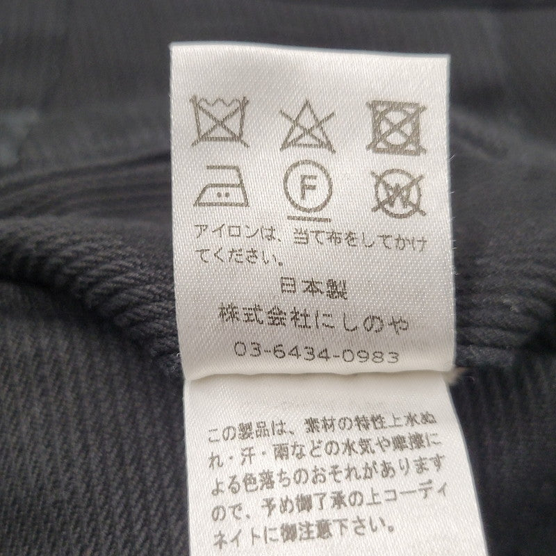 【中古品】【メンズ】 NEAT ニート 2-TUCK COTTON SLACKS PANTS 2タック コットン スラックス パンツ ボトムス 151-260225-yn-04-izu サイズ：48 カラー：ブラック 万代Net店