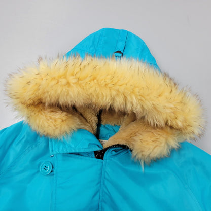 【現状渡し品】【メンズ】 HUSTON ヒューストン 2DSA-1-418-C-62 中国製 N-3B FLIGHT JACKET フライト ジャケット アウター 145-260302-ya-14-izu サイズ：L カラー：ターコイズ 万代Net店