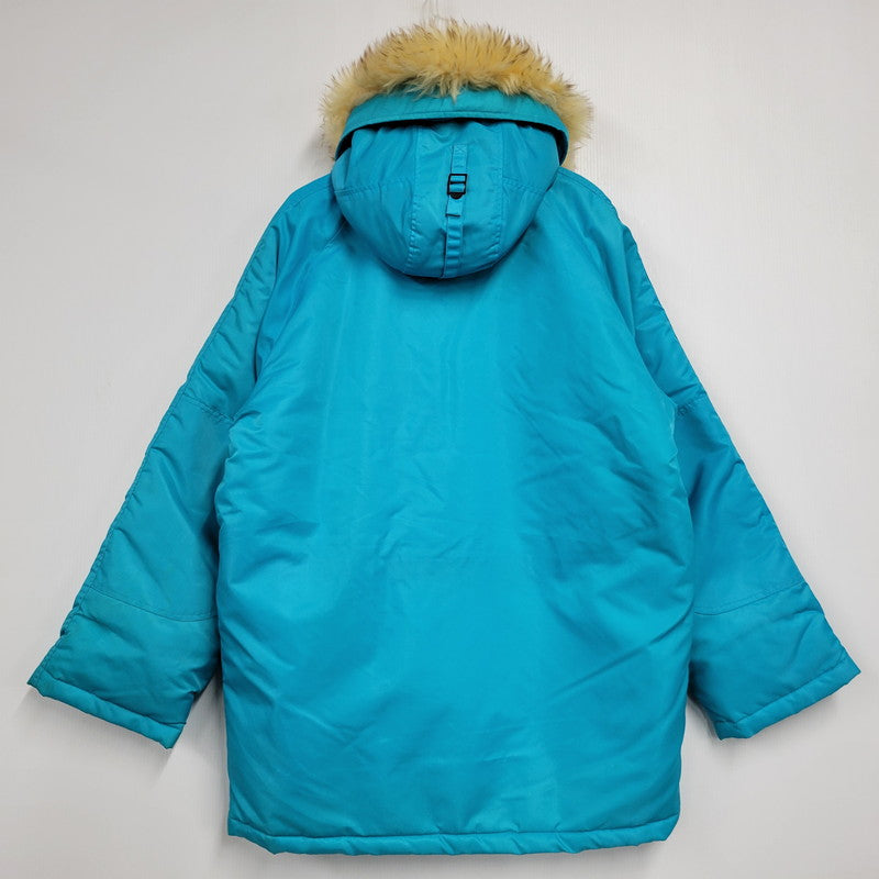 【現状渡し品】【メンズ】 HUSTON ヒューストン 2DSA-1-418-C-62 中国製 N-3B FLIGHT JACKET フライト ジャケット アウター 145-260302-ya-14-izu サイズ：L カラー：ターコイズ 万代Net店