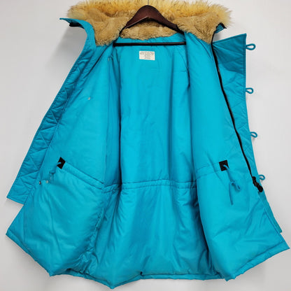 【現状渡し品】【メンズ】 HUSTON ヒューストン 2DSA-1-418-C-62 中国製 N-3B FLIGHT JACKET フライト ジャケット アウター 145-260302-ya-14-izu サイズ：L カラー：ターコイズ 万代Net店