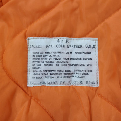 【中古品】【メンズ】 HOUSTON ヒューストン N-3B FLIGHT JACKET フライト ジャケット アウター 145-260302-ya-15-izu サイズ：45R カラー：ベージュ 万代Net店