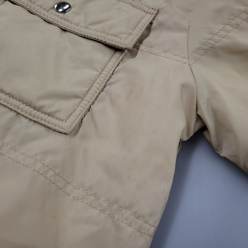 【中古品】【メンズ】 HOUSTON ヒューストン N-3B FLIGHT JACKET フライト ジャケット アウター 145-260302-ya-15-izu サイズ：45R カラー：ベージュ 万代Net店