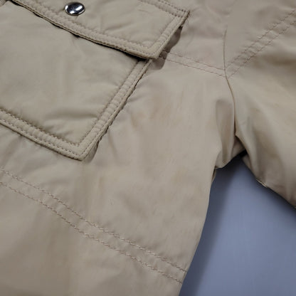 【中古品】【メンズ】 HOUSTON ヒューストン N-3B FLIGHT JACKET フライト ジャケット アウター 145-260302-ya-15-izu サイズ：45R カラー：ベージュ 万代Net店