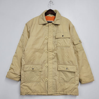 【中古品】【メンズ】 HOUSTON ヒューストン N-3B FLIGHT JACKET フライト ジャケット アウター 145-260302-ya-15-izu サイズ：45R カラー：ベージュ 万代Net店