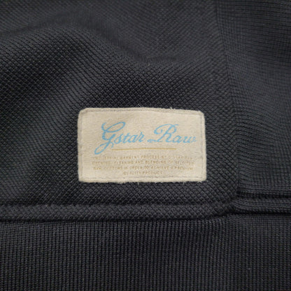 【中古品】【メンズ】 G-STAR RAW ジースター ロゥ BISHOP VEST ビショップ ベスト SW L/S ロングスリーブ 素材切替 ブルゾン アウター 141-260302-ya-13-izu サイズ：L カラー：BLACK 万代Net店