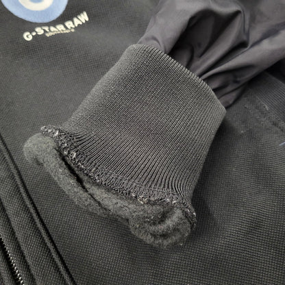 【中古品】【メンズ】 G-STAR RAW ジースター ロゥ BISHOP VEST ビショップ ベスト SW L/S ロングスリーブ 素材切替 ブルゾン アウター 141-260302-ya-13-izu サイズ：L カラー：BLACK 万代Net店