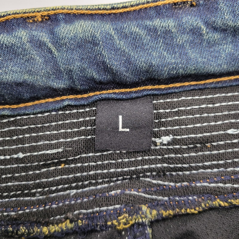 【中古品】【メンズ】 DEGNER CLASSIC BRAND デグナークラシックブランド ROAD BIKE DENIM PANTS ロードバイク デニムパンツ ボトムス 156-260225-as-02-izu サイズ：L カラー：インディゴ 万代Net店