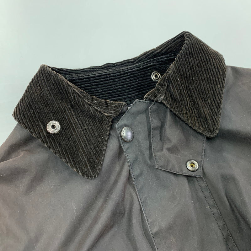 【中古品】【メンズ】 1602131 SL BORDER WAX JACKET スリム ボーダー ワックス ジャケット アウター 144-260224-cs-04-izu サイズ：36 カラー：ブラック 万代Net店