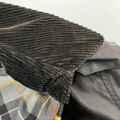 【中古品】【メンズ】 1602131 SL BORDER WAX JACKET スリム ボーダー ワックス ジャケット アウター 144-260224-cs-04-izu サイズ：36 カラー：ブラック 万代Net店