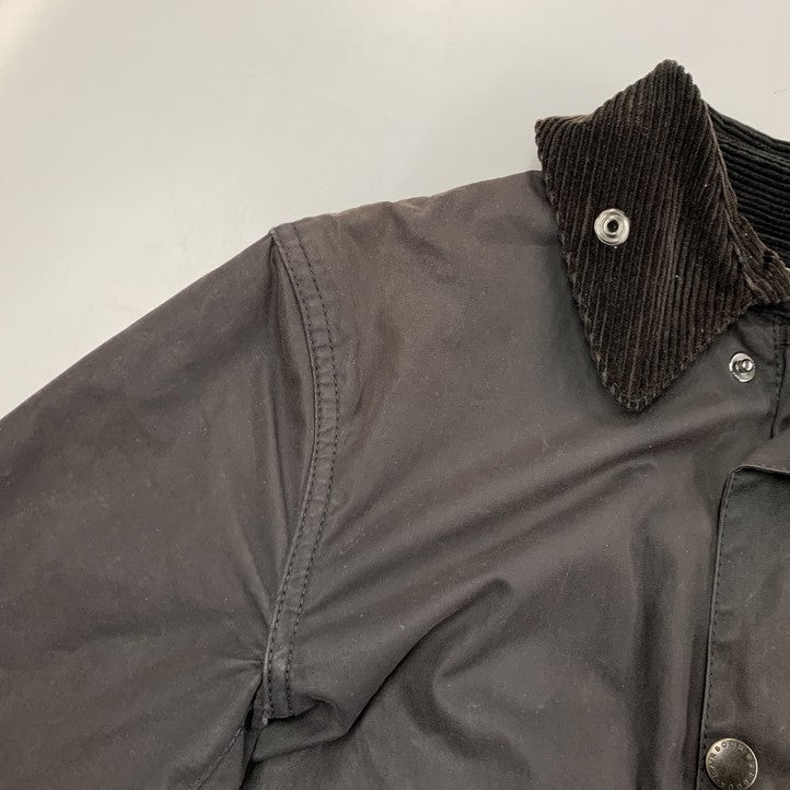 【中古品】【メンズ】 1602131 SL BORDER WAX JACKET スリム ボーダー ワックス ジャケット アウター 144-260224-cs-04-izu サイズ：36 カラー：ブラック 万代Net店