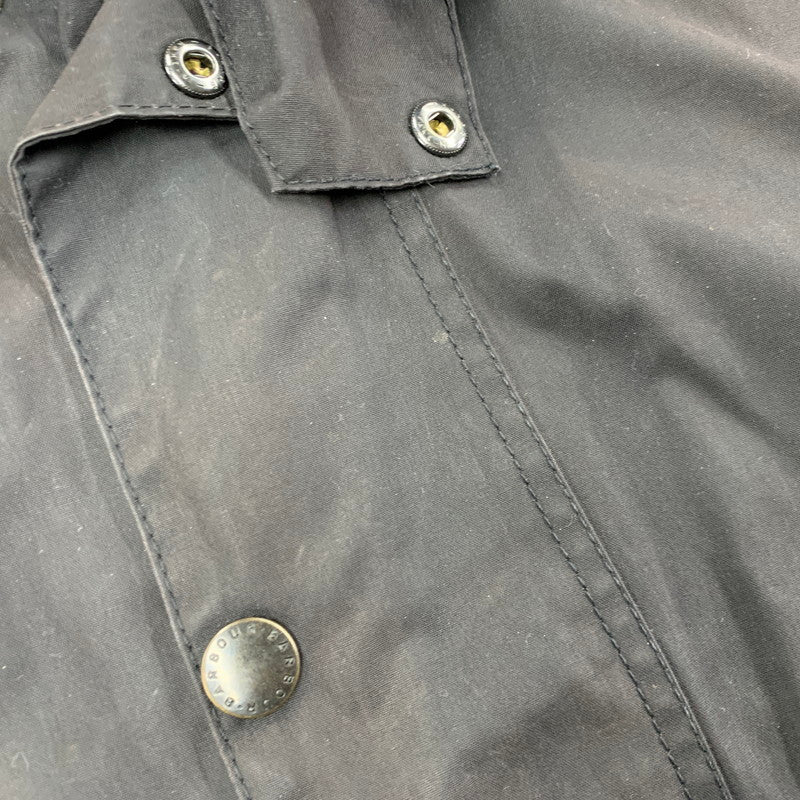 【中古品】【メンズ】 1602131 SL BORDER WAX JACKET スリム ボーダー ワックス ジャケット アウター 144-260224-cs-04-izu サイズ：36 カラー：ブラック 万代Net店