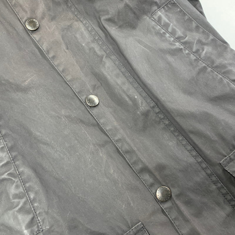 【中古品】【メンズ】 1602131 SL BORDER WAX JACKET スリム ボーダー ワックス ジャケット アウター 144-260224-cs-04-izu サイズ：36 カラー：ブラック 万代Net店