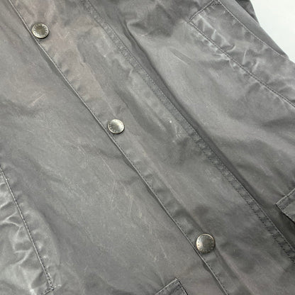 【中古品】【メンズ】 1602131 SL BORDER WAX JACKET スリム ボーダー ワックス ジャケット アウター 144-260224-cs-04-izu サイズ：36 カラー：ブラック 万代Net店