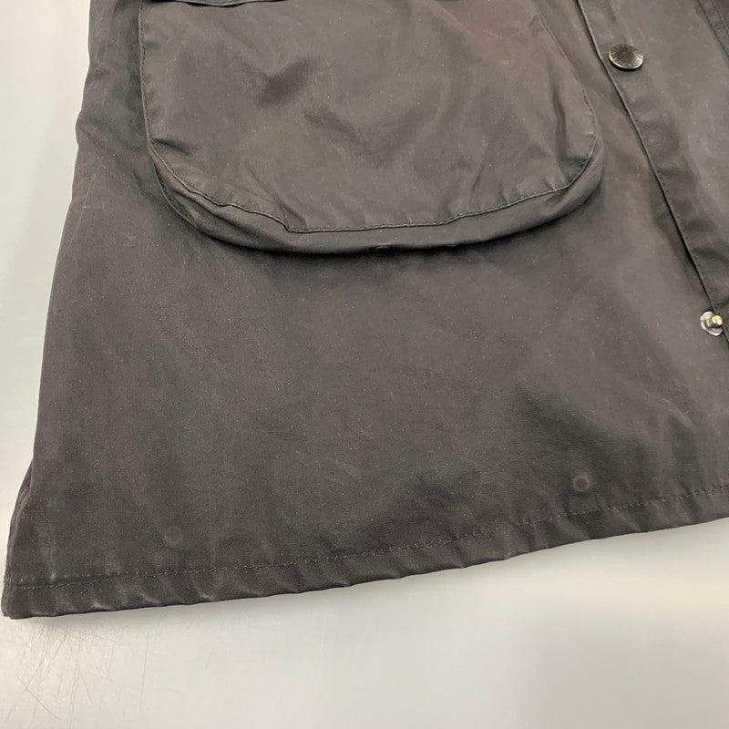 【中古品】【メンズ】 1602131 SL BORDER WAX JACKET スリム ボーダー ワックス ジャケット アウター 144-260224-cs-04-izu サイズ：36 カラー：ブラック 万代Net店