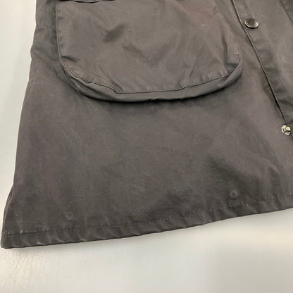 【中古品】【メンズ】 1602131 SL BORDER WAX JACKET スリム ボーダー ワックス ジャケット アウター 144-260224-cs-04-izu サイズ：36 カラー：ブラック 万代Net店