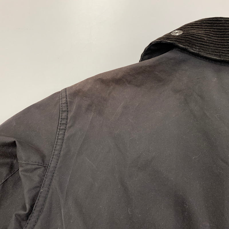【中古品】【メンズ】 1602131 SL BORDER WAX JACKET スリム ボーダー ワックス ジャケット アウター 144-260224-cs-04-izu サイズ：36 カラー：ブラック 万代Net店