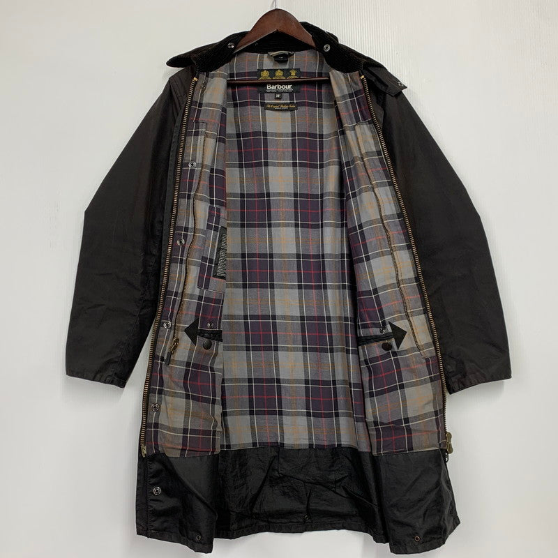 【中古品】【メンズ】 1602131 SL BORDER WAX JACKET スリム ボーダー ワックス ジャケット アウター 144-260224-cs-04-izu サイズ：36 カラー：ブラック 万代Net店