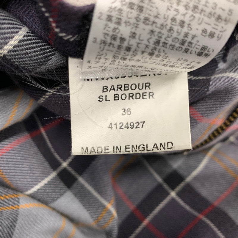 【中古品】【メンズ】 1602131 SL BORDER WAX JACKET スリム ボーダー ワックス ジャケット アウター 144-260224-cs-04-izu サイズ：36 カラー：ブラック 万代Net店