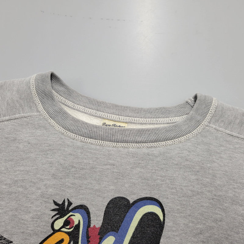 【中古品】【メンズ】 USMC 621 PRINT SWEATSHIRT プリント スウェット シャツ トップス トレーナー 145-260302-ya-01-izu サイズ：L カラー：グレー 万代Net店