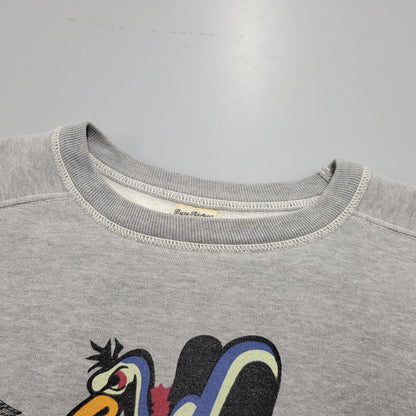 【中古品】【メンズ】 USMC 621 PRINT SWEATSHIRT プリント スウェット シャツ トップス トレーナー 145-260302-ya-01-izu サイズ：L カラー：グレー 万代Net店