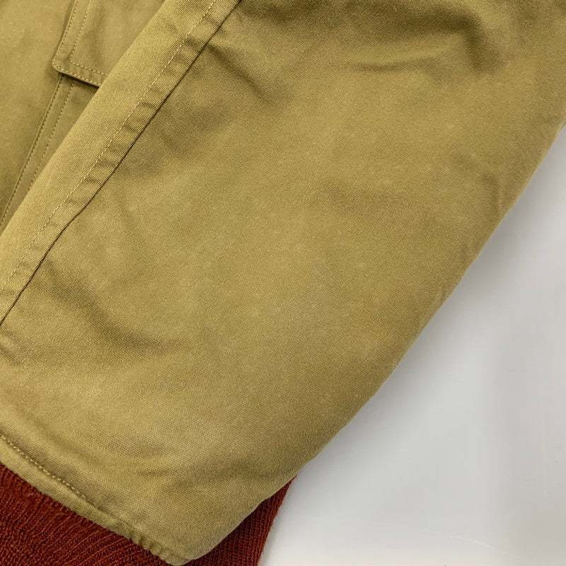 【中古品】【メンズ】 BUZZ RICKSONS バズリクソンズ BR11134 赤リブ B-10 FLIGHT JACKET フライト ジャケット アウター 145-260224-cs-05-izu サイズ：36 カラー：カーキ 万代Net店