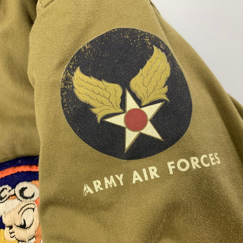 【中古品】【メンズ】 BUZZ RICKSONS バズリクソンズ BR11134 赤リブ B-10 FLIGHT JACKET フライト ジャケット アウター 145-260224-cs-05-izu サイズ：36 カラー：カーキ 万代Net店