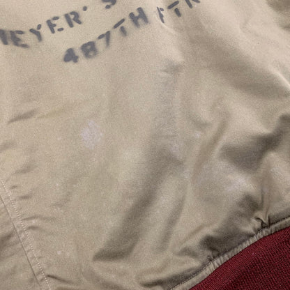【中古品】【メンズ】 BUZZ RICKSONS バズリクソンズ BR11134 赤リブ B-10 FLIGHT JACKET フライト ジャケット アウター 145-260224-cs-05-izu サイズ：36 カラー：カーキ 万代Net店